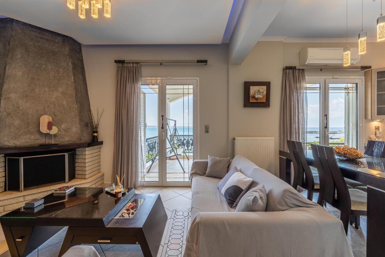 Bay View House Apartment Petalidi Bagian luar foto